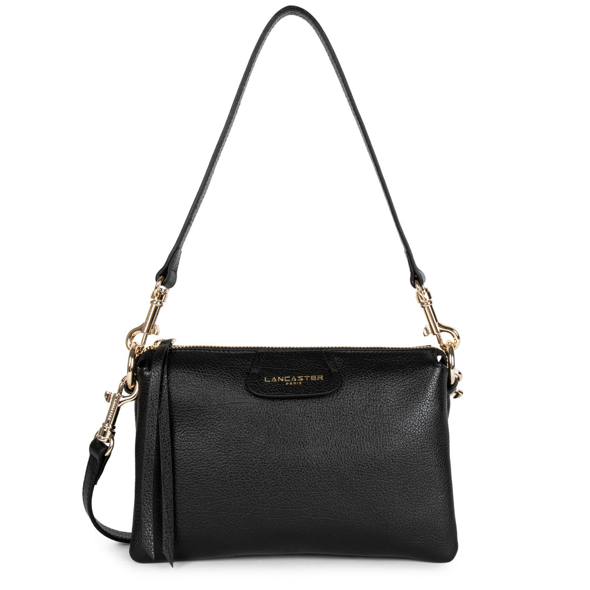 Pochette Zippée Dune Noir M – Lancaster Paris