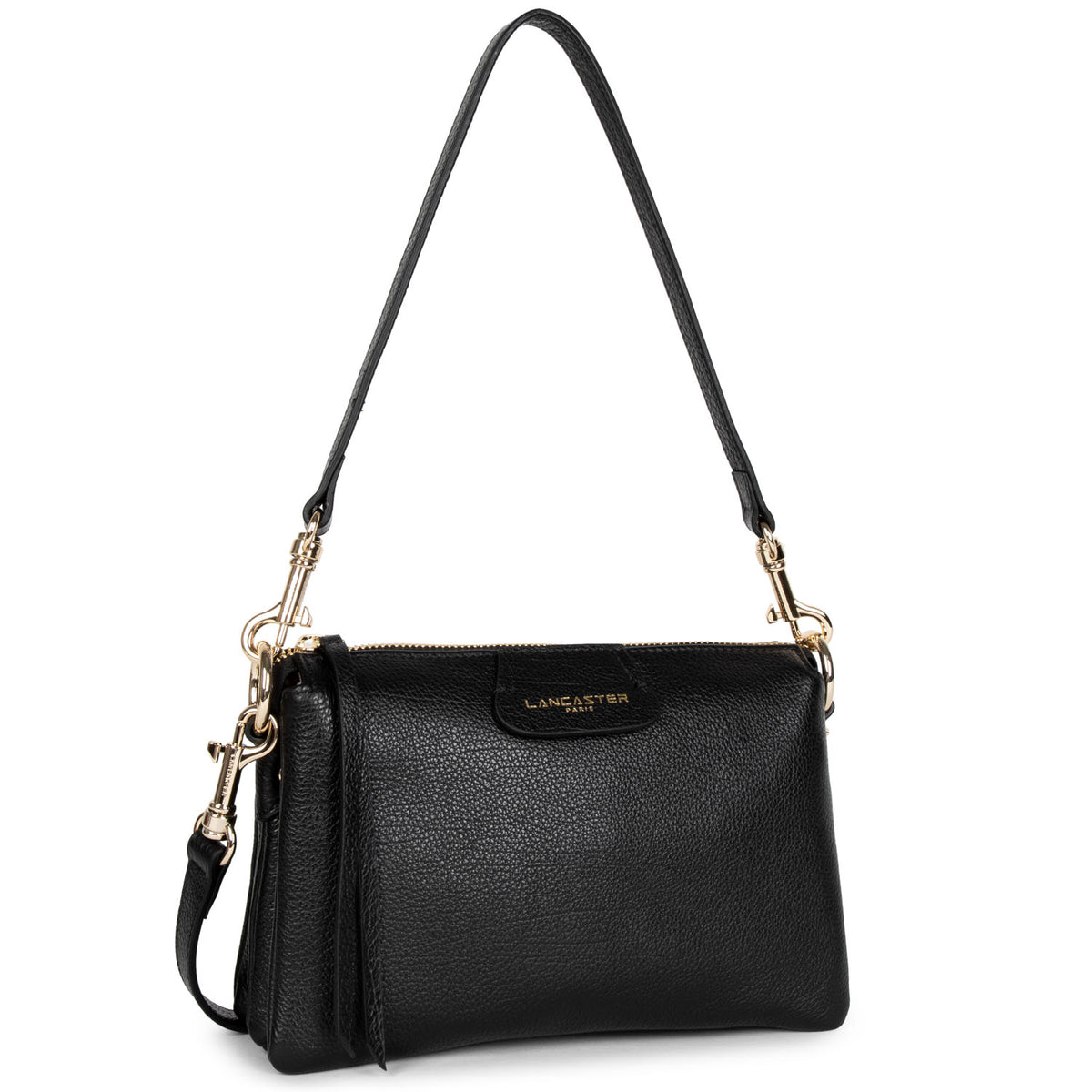 Pochette Zippée Dune Noir M – Lancaster Paris