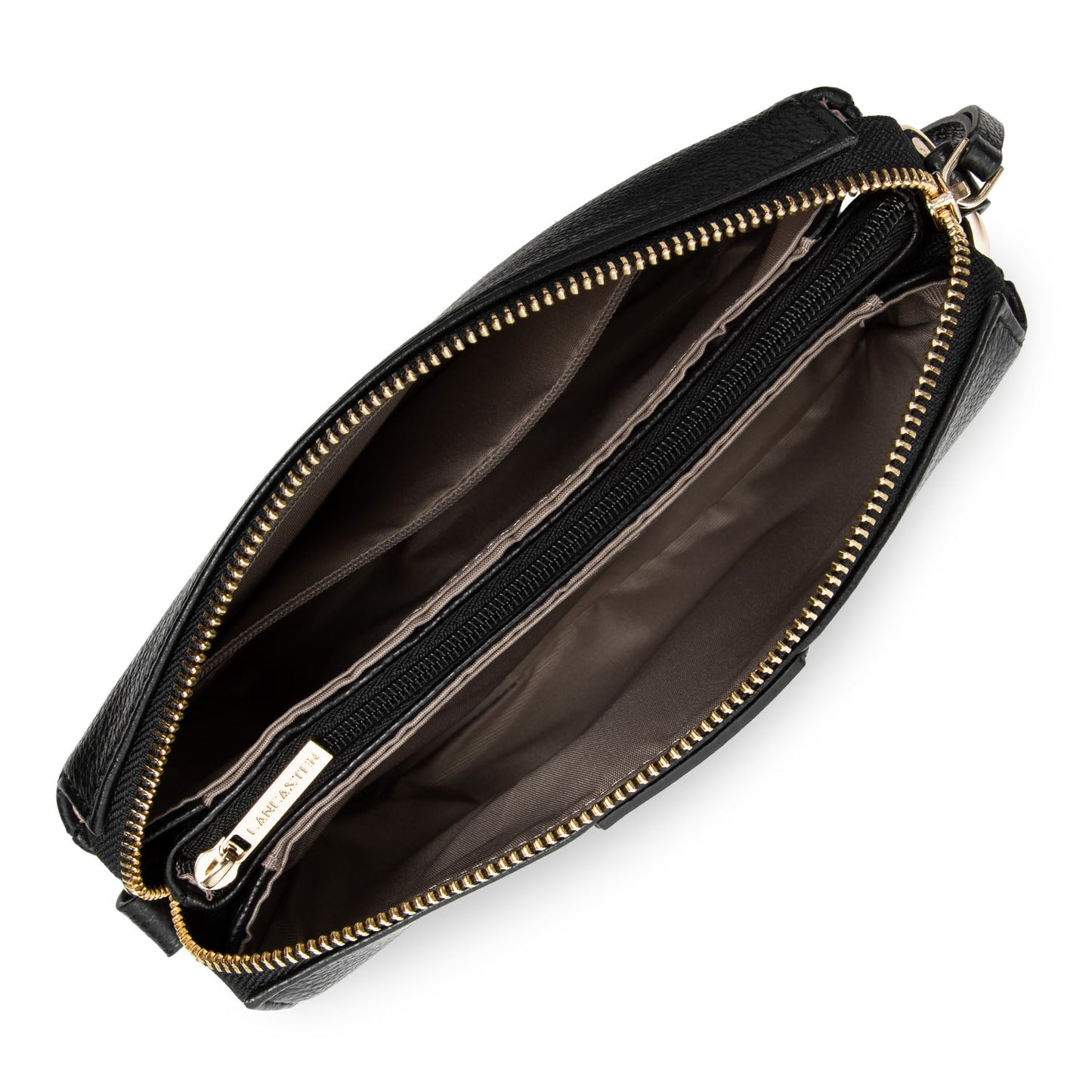 Pochette Zippée Dune Noir M – Lancaster Paris