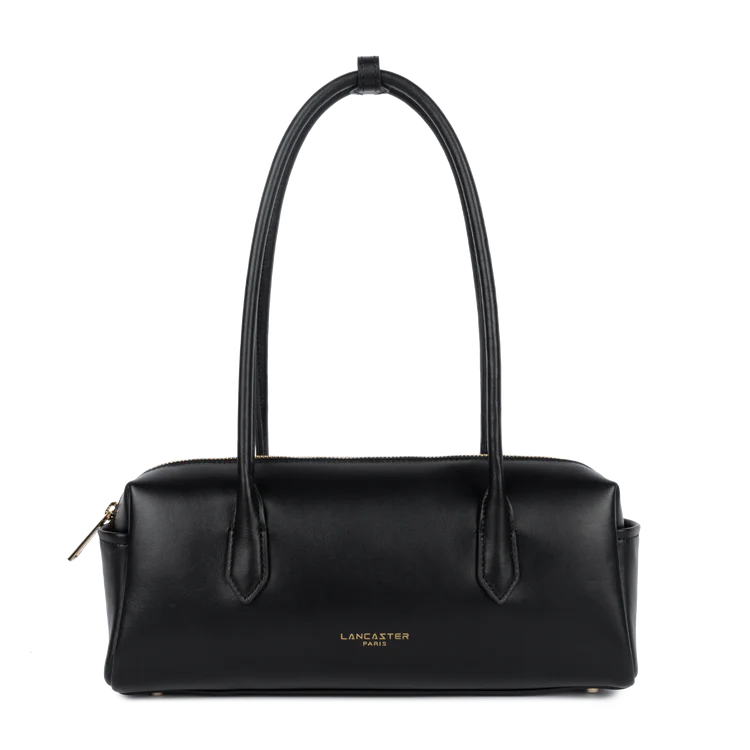 Sac Donna Cube Cuir Lisse Noir – Lancaster Paris