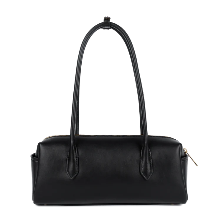 Sac Donna Cube Cuir Lisse Noir – Lancaster Paris