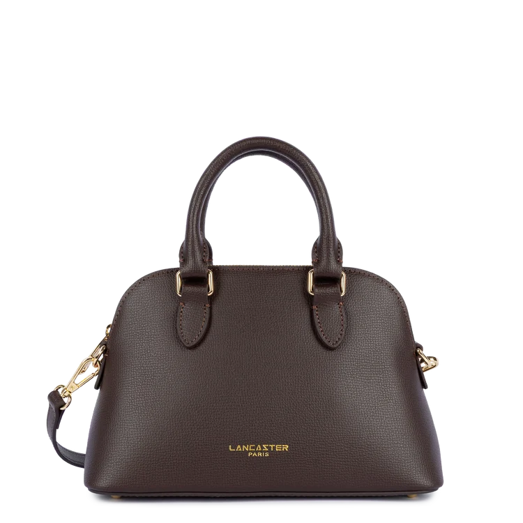 Sac Demi-Lune Sierra Julia Marron Foncé M – Lancaster Paris