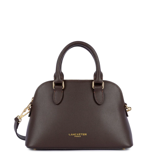 Sac Demi-Lune Sierra Julia Marron Foncé M – Lancaster Paris