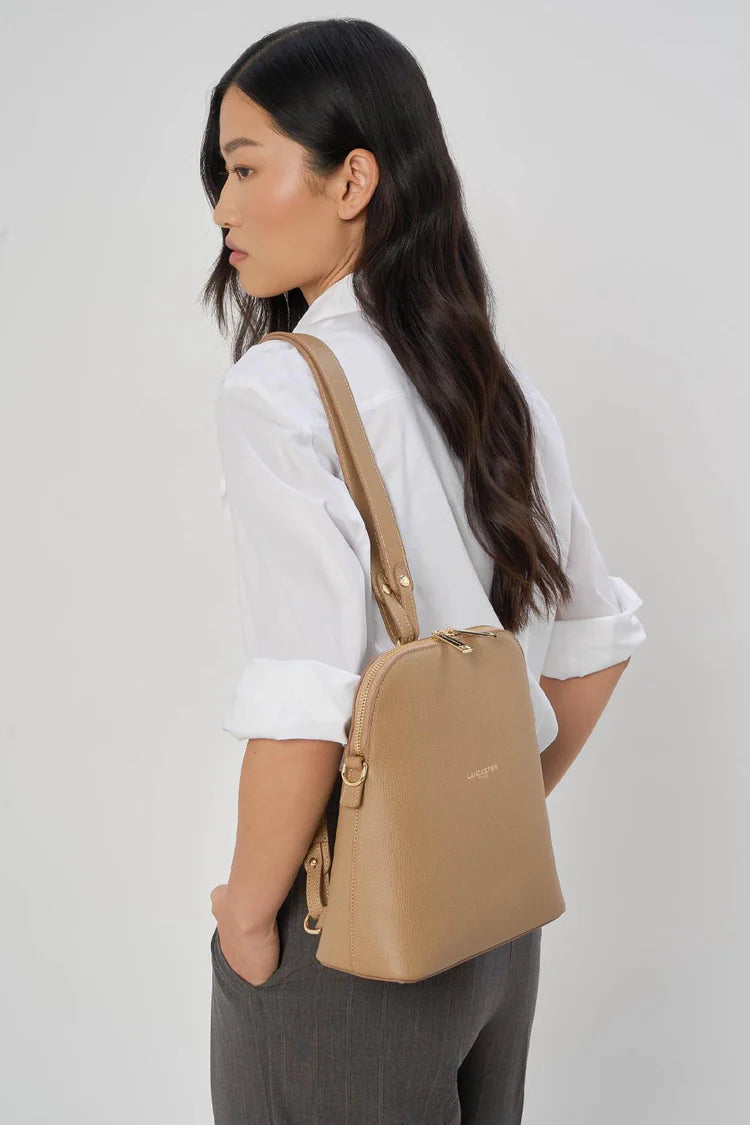 Sac à Dos Zippé Sierra JIA Sable – Lancaster Paris
