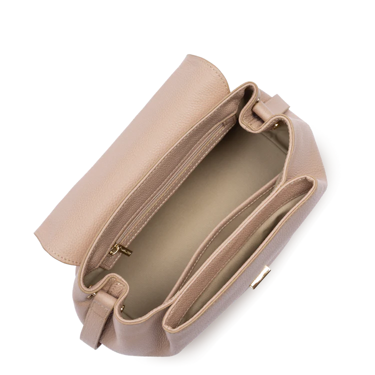 Sac Porte-Mains à Rabat Milano PIA Nude M – Lancaster Paris