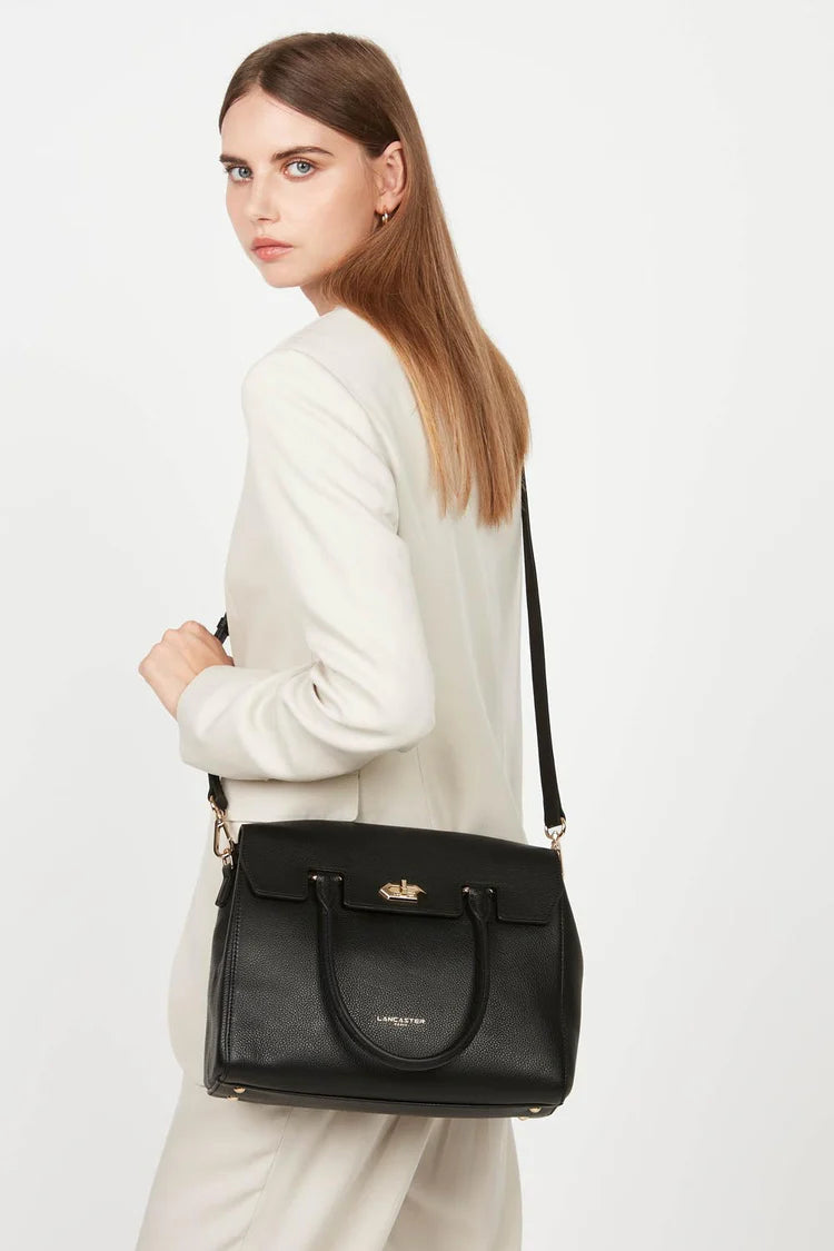 Sac à Main à Rabat Milano Cosmos Noir L – Lancaster Paris