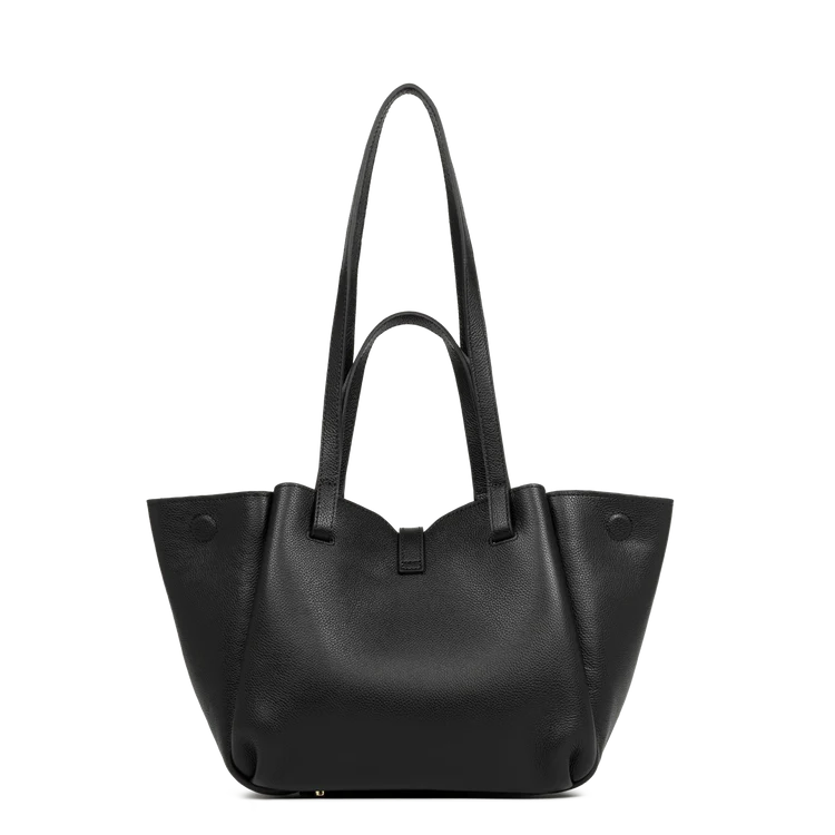 Sac Cabas Épaule Milano Horizon Noir M – Lancaster Paris