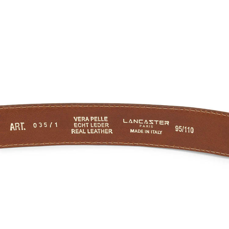 Ceinture Cuir Soft Camel 115 cm – Lancaster Paris