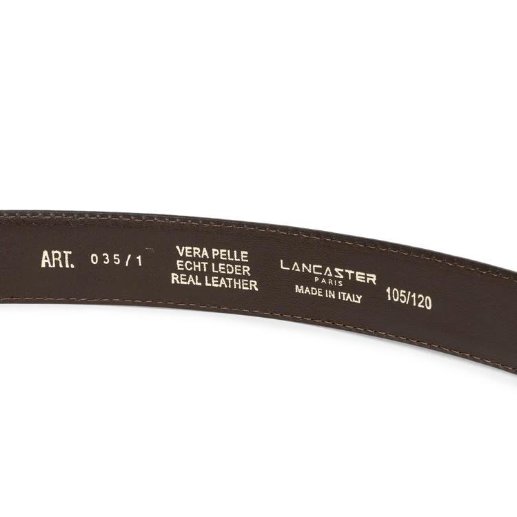 Ceinture Cuir Soft Marron 115 cm – Lancaster Paris