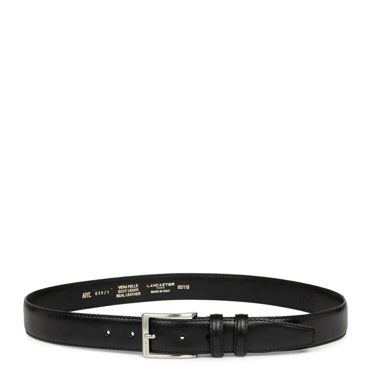 Ceinture Cuir Soft Noir 115 cm – Lancaster Paris