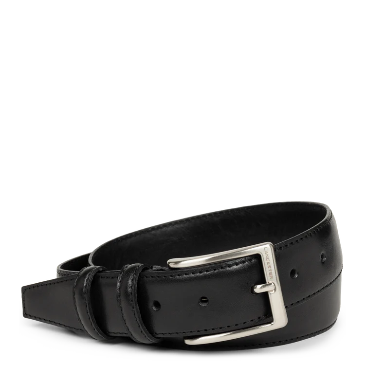 Ceinture Cuir Soft Noir 115 cm – Lancaster Paris