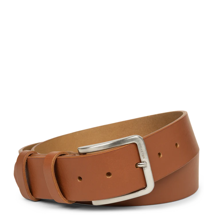 Ceinture Cuir Végétal Homme Camel 115 cm – Lancaster Paris