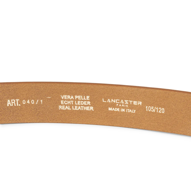 Ceinture Cuir Végétal Homme Camel 115 cm – Lancaster Paris
