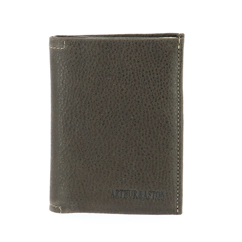 Portefeuille Cuir Vieilli Arthur & Aston Châtaigne – Réf. 62-966