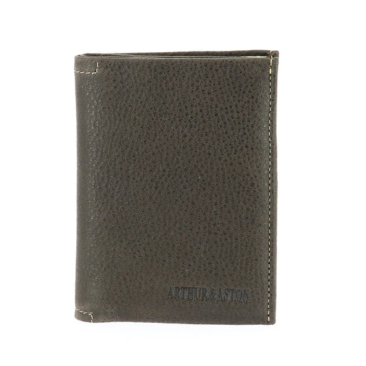 Portefeuille Cuir Vieilli Arthur & Aston Châtaigne – Réf. 62-966