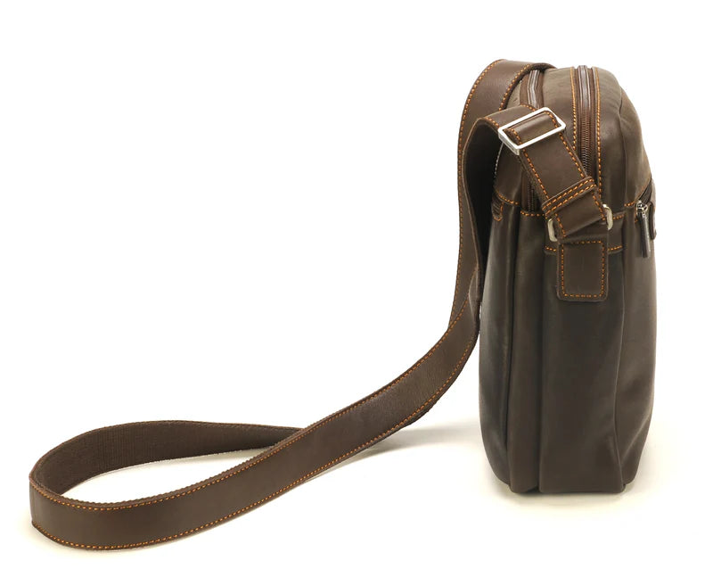 Sac Porté Travers Cuir Arthur & Aston Châtaigne – Réf. 2028-11