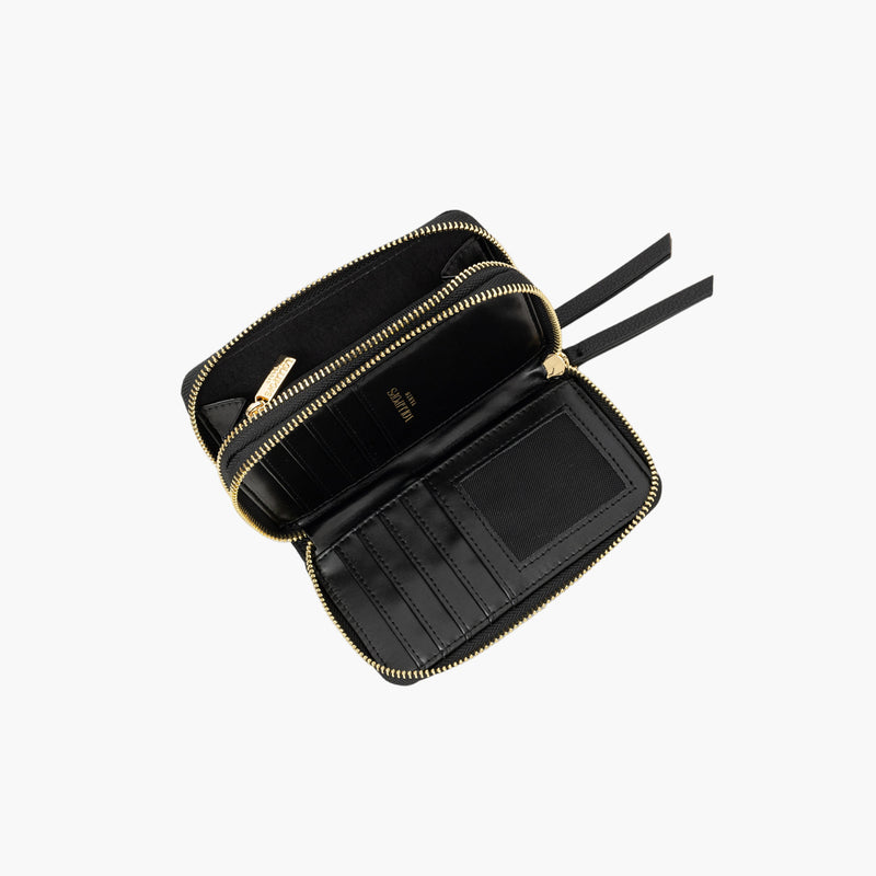 Tobi Double Zip Wallet M Noir Lollipops