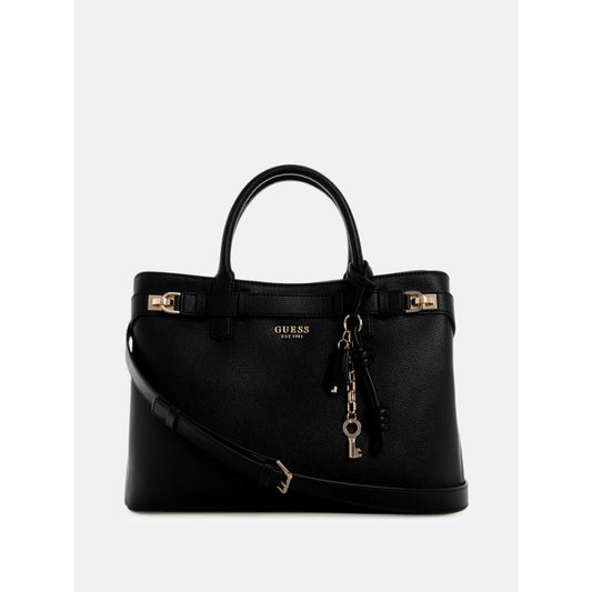 Guess Gregoria Large Girlfriend Satchel Noir