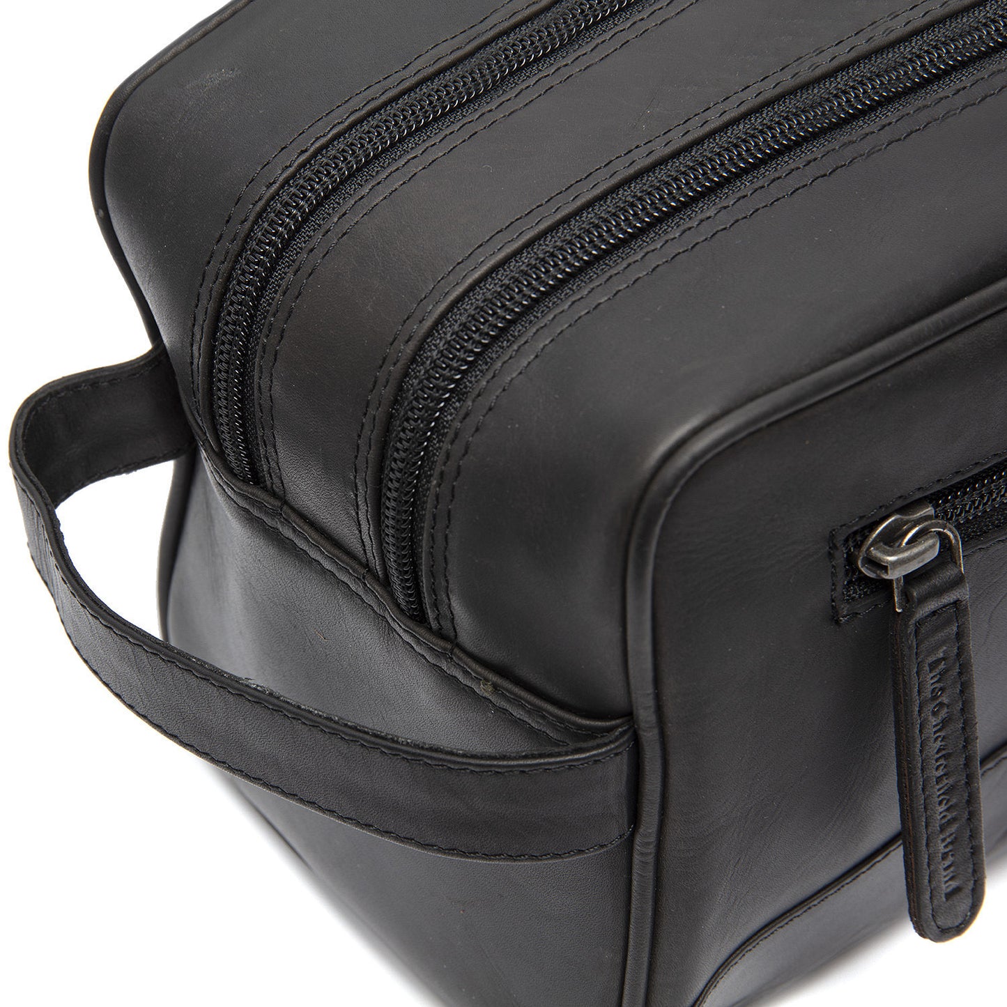 Trousse de Toilette Chesterfield Wax Pull Up Stacey Noir