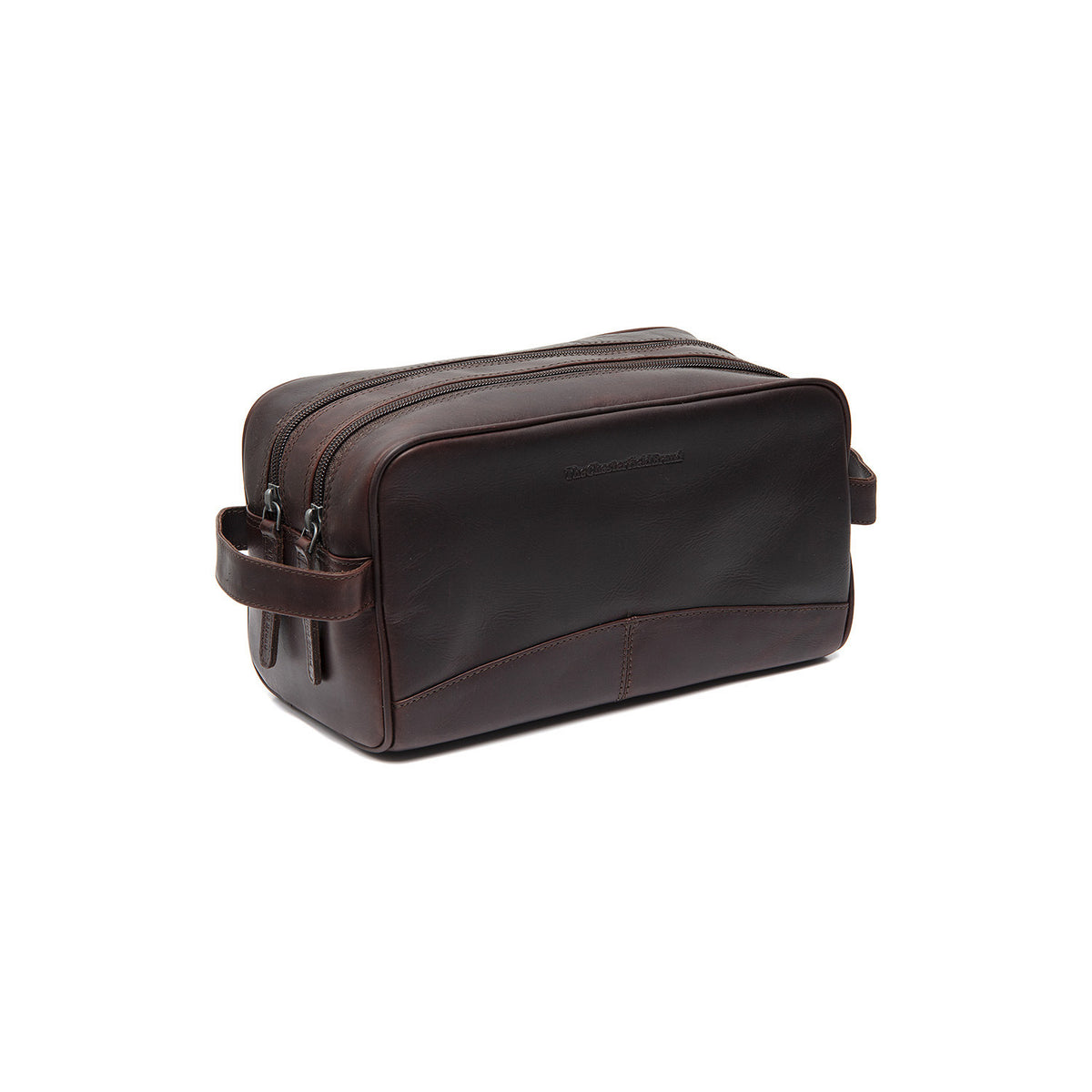 Trousse de Toilette Chesterfield Wax Pull Up Stacey Marron
