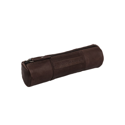 Trousse Cuir Chesterfield Lea Marron
