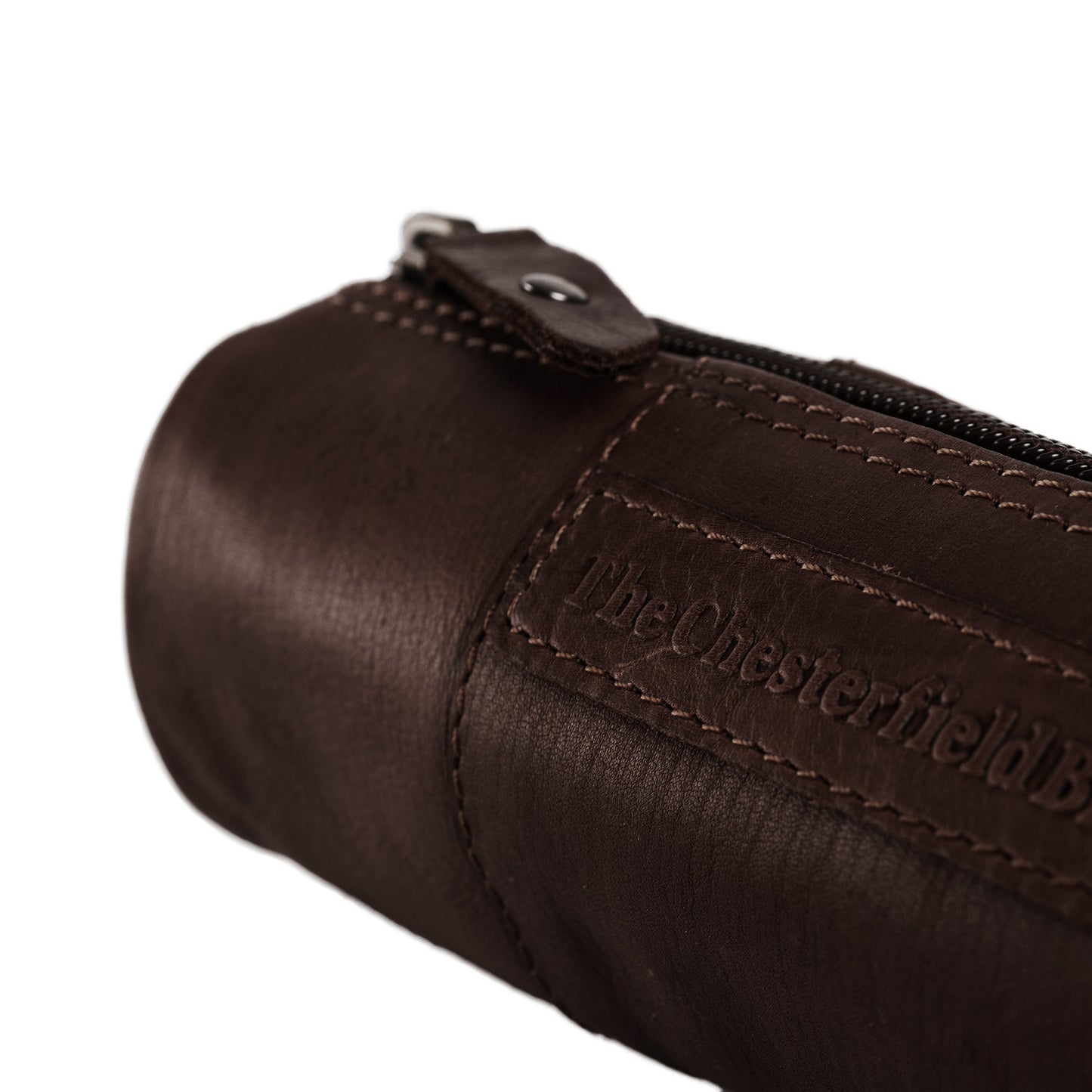 Trousse Cuir Chesterfield Lea Marron