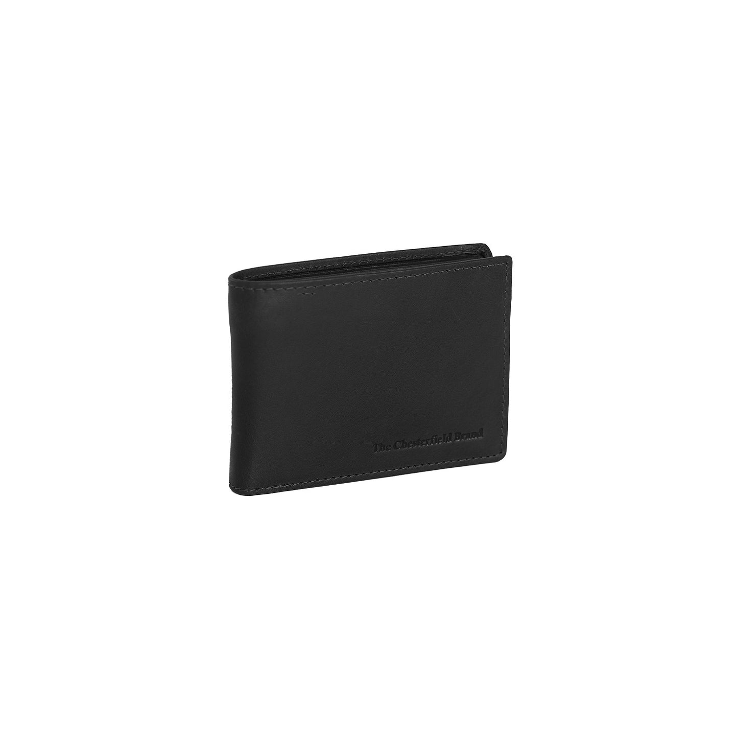 Portefeuille Italien Cuir Chesterfield Enzo Noir – Petit Modèle