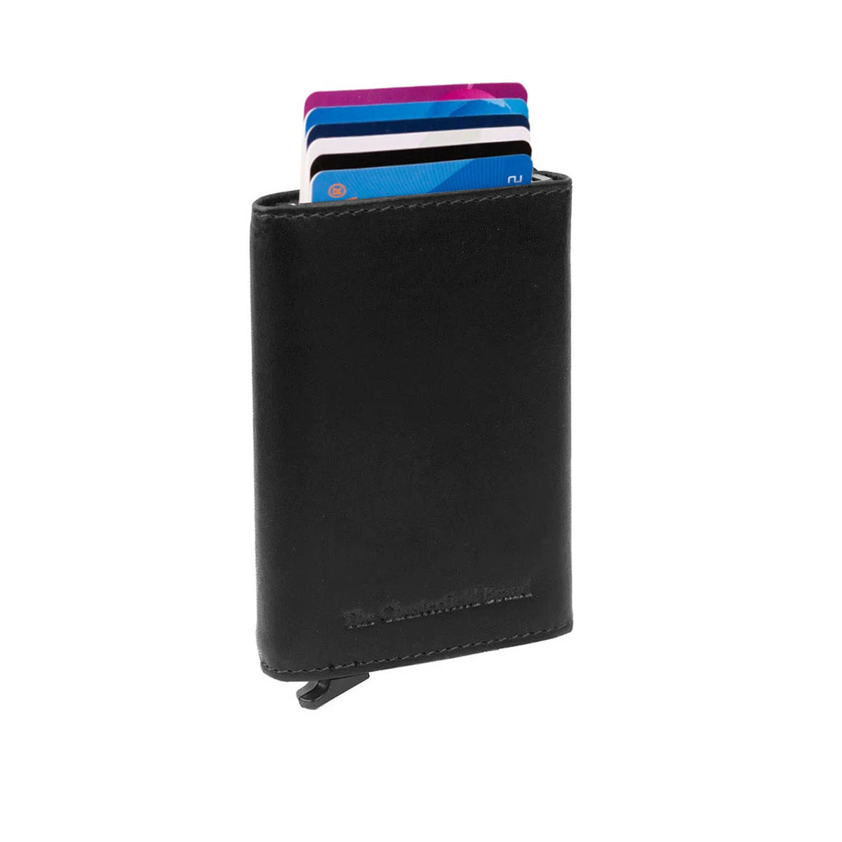 Porte-Cartes & Billets Automatique Chesterfield Noir