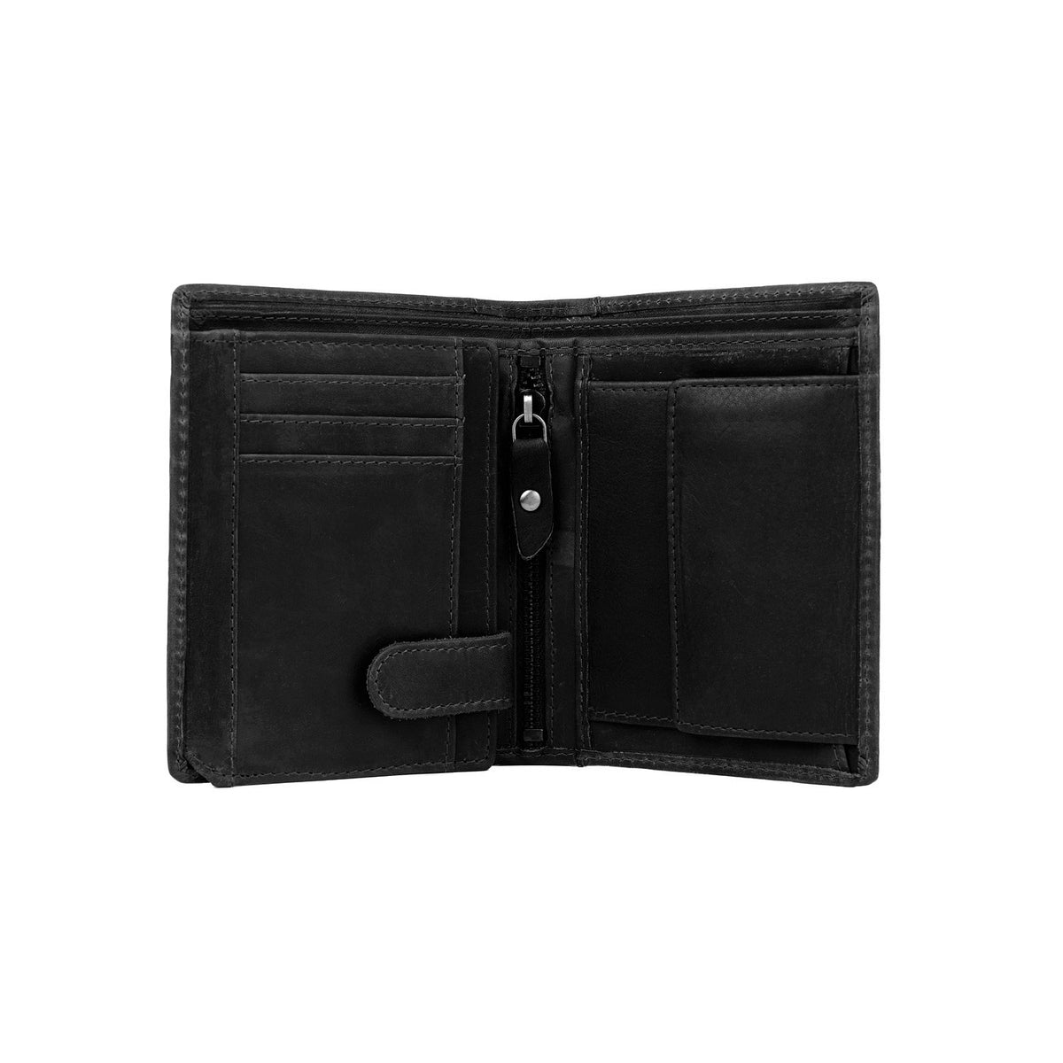 Portefeuille Cuir Chesterfield Ethel Noir