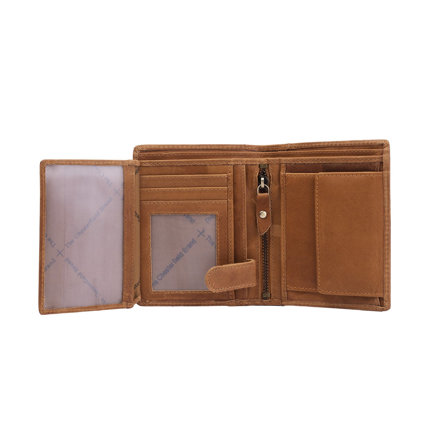 Portefeuille Cuir Chesterfield Ethel Cognac