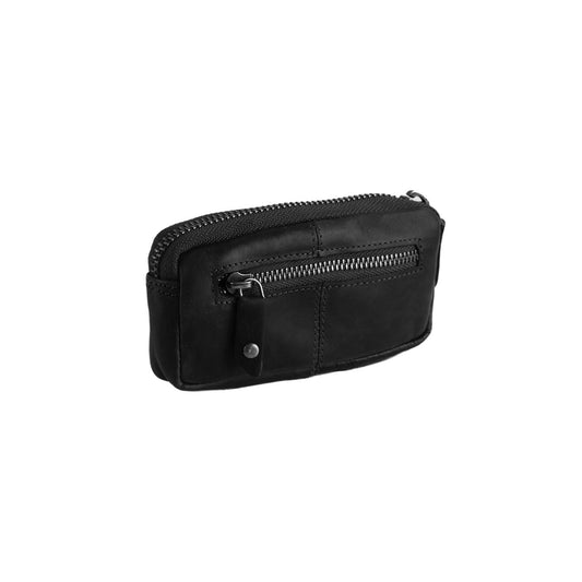 Bourse Cuir Chesterfield Corey Noir