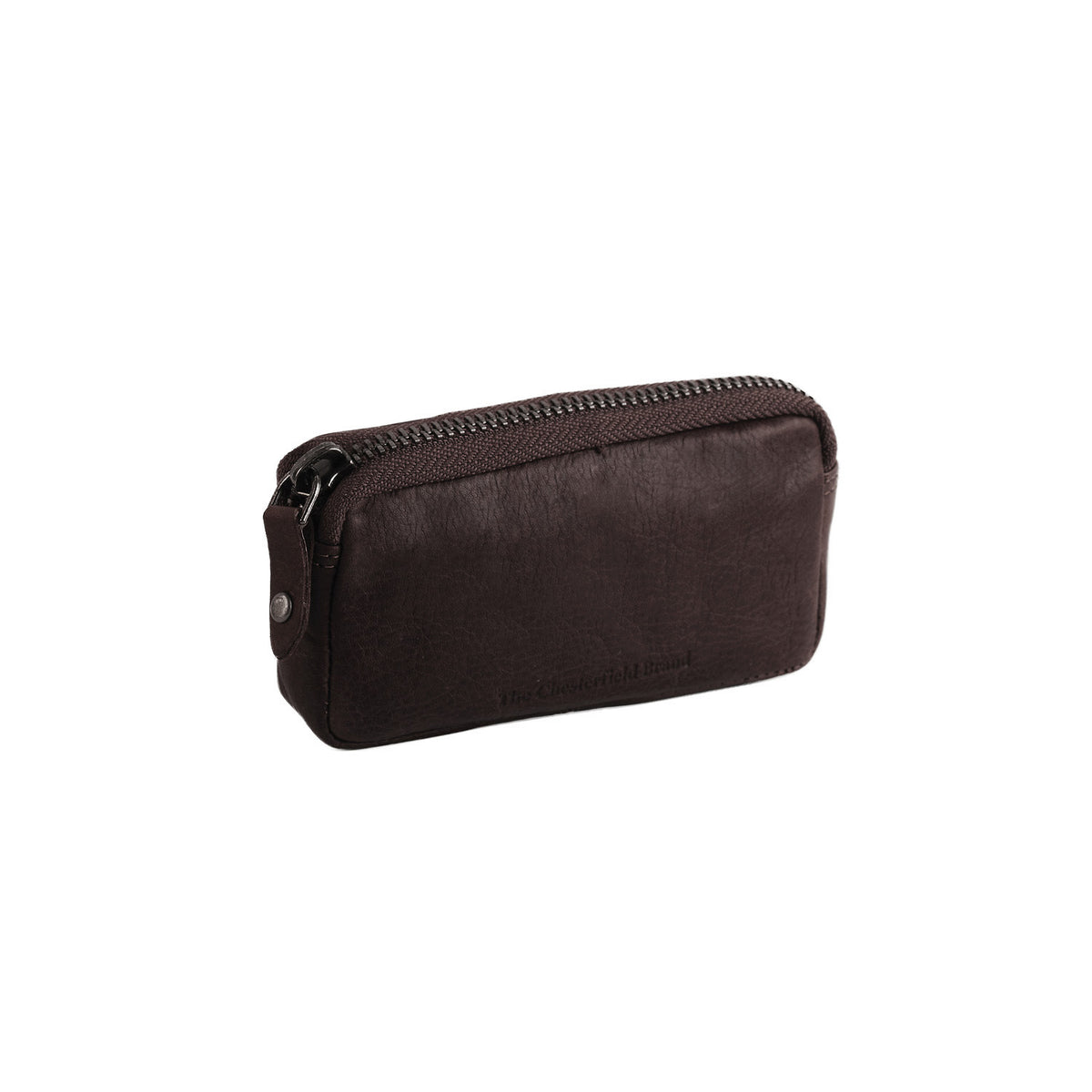 Bourse Cuir Chesterfield Corey Marron