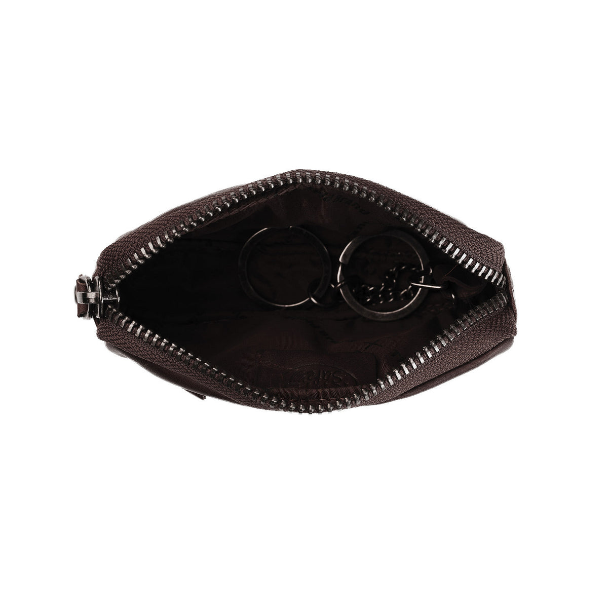 Bourse Cuir Chesterfield Corey Marron