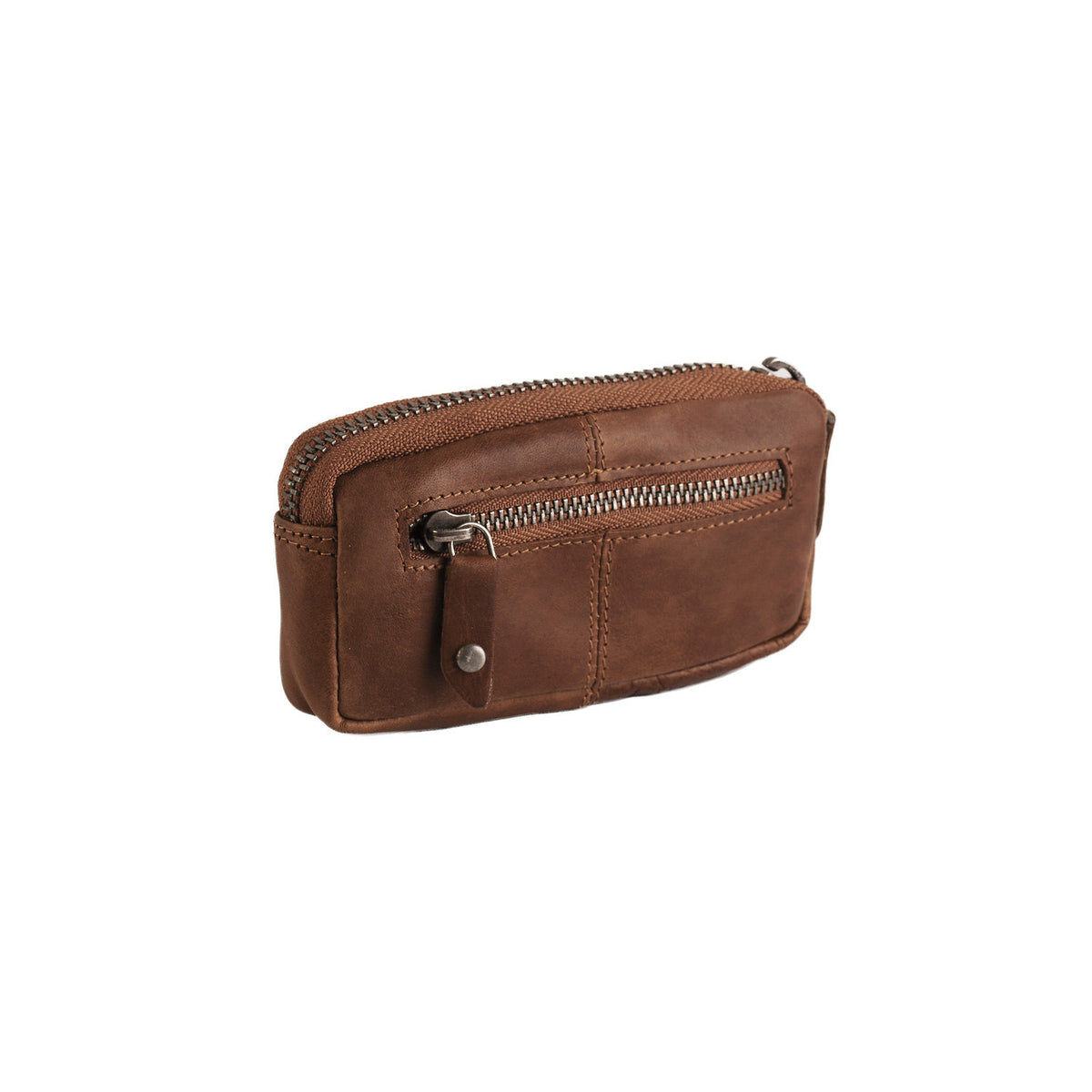 Bourse Cuir Chesterfield Corey Cognac