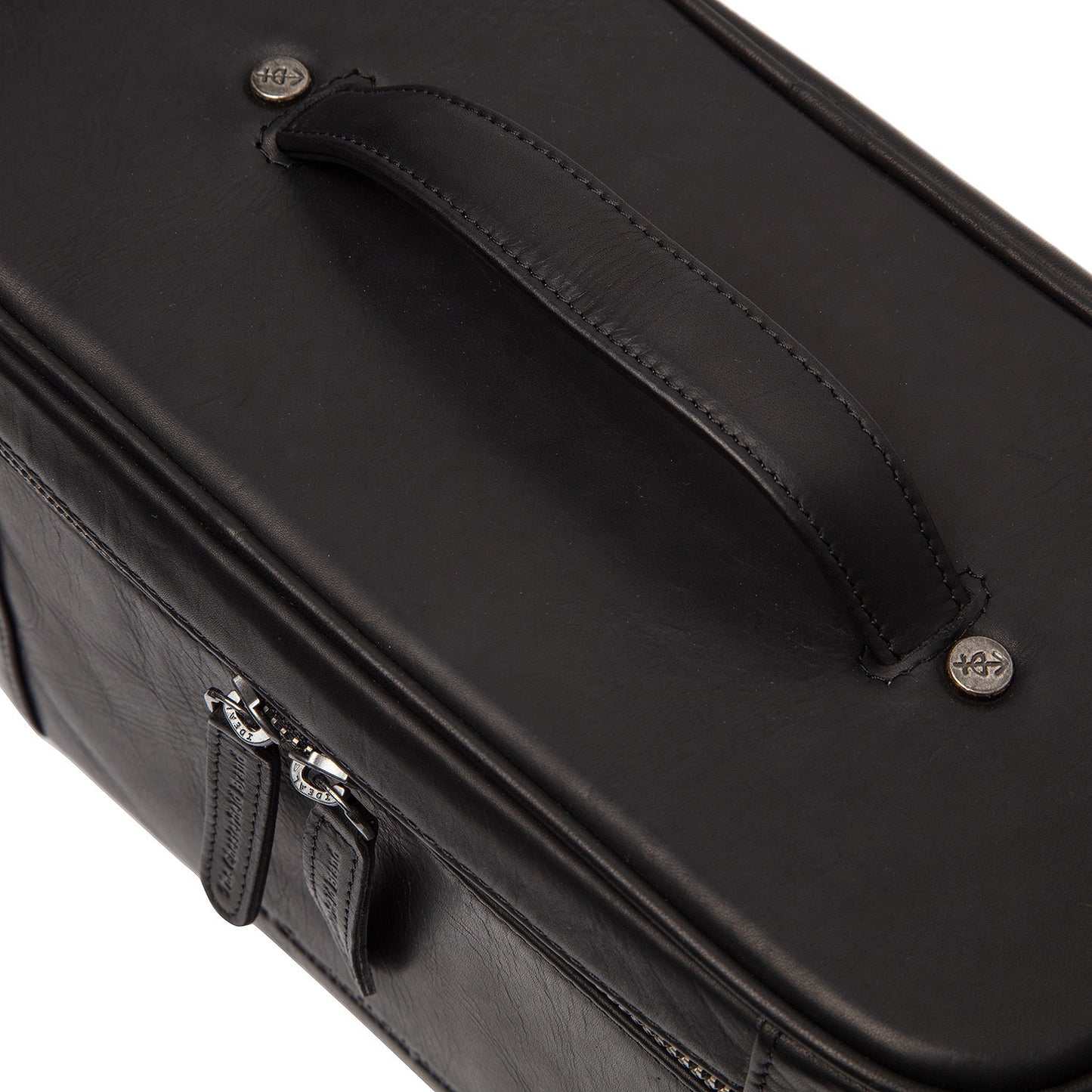 Trousse de Toilette Chesterfield Wax Pull Up Limone Noir