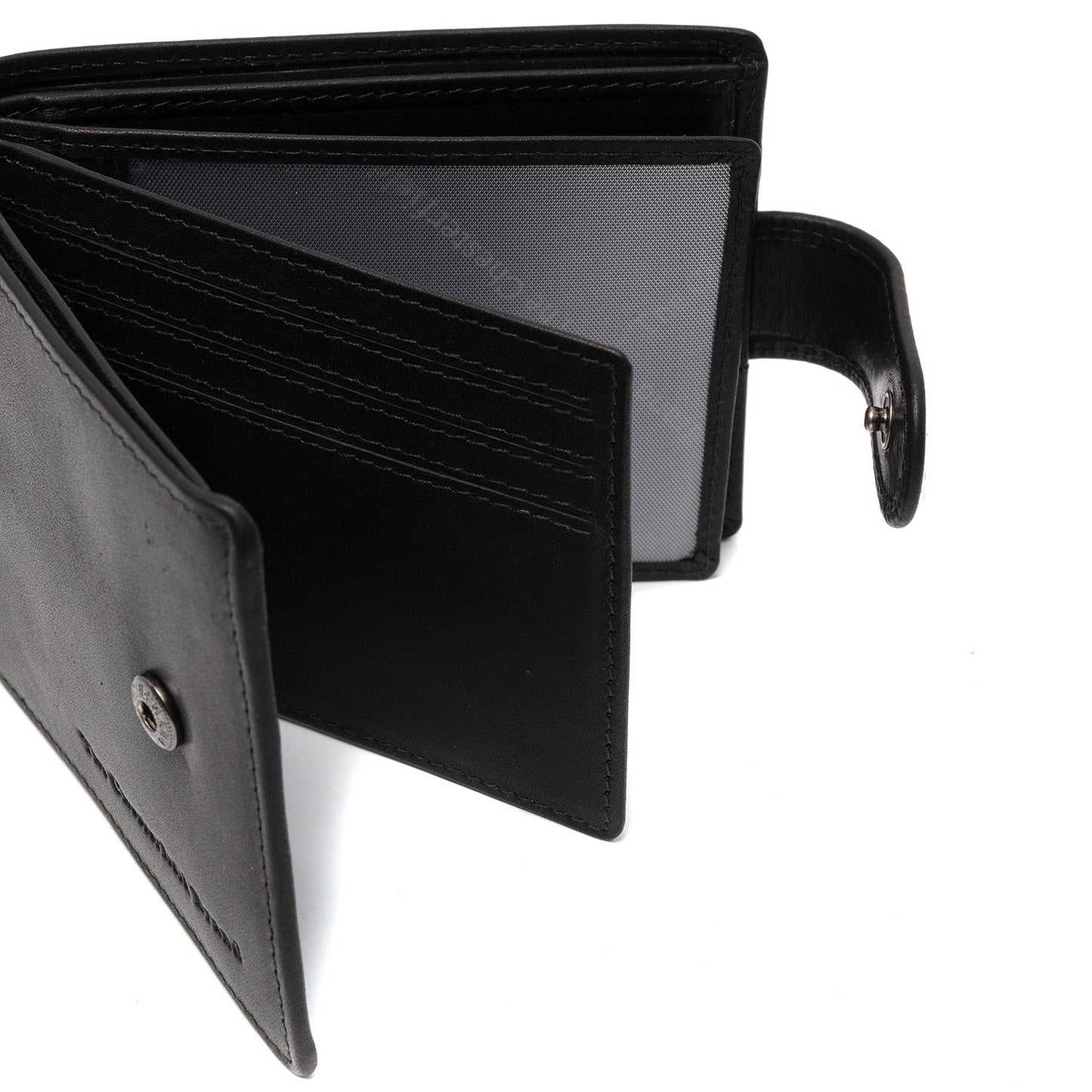 Portefeuille Cuir Chesterfield Yamba Noir