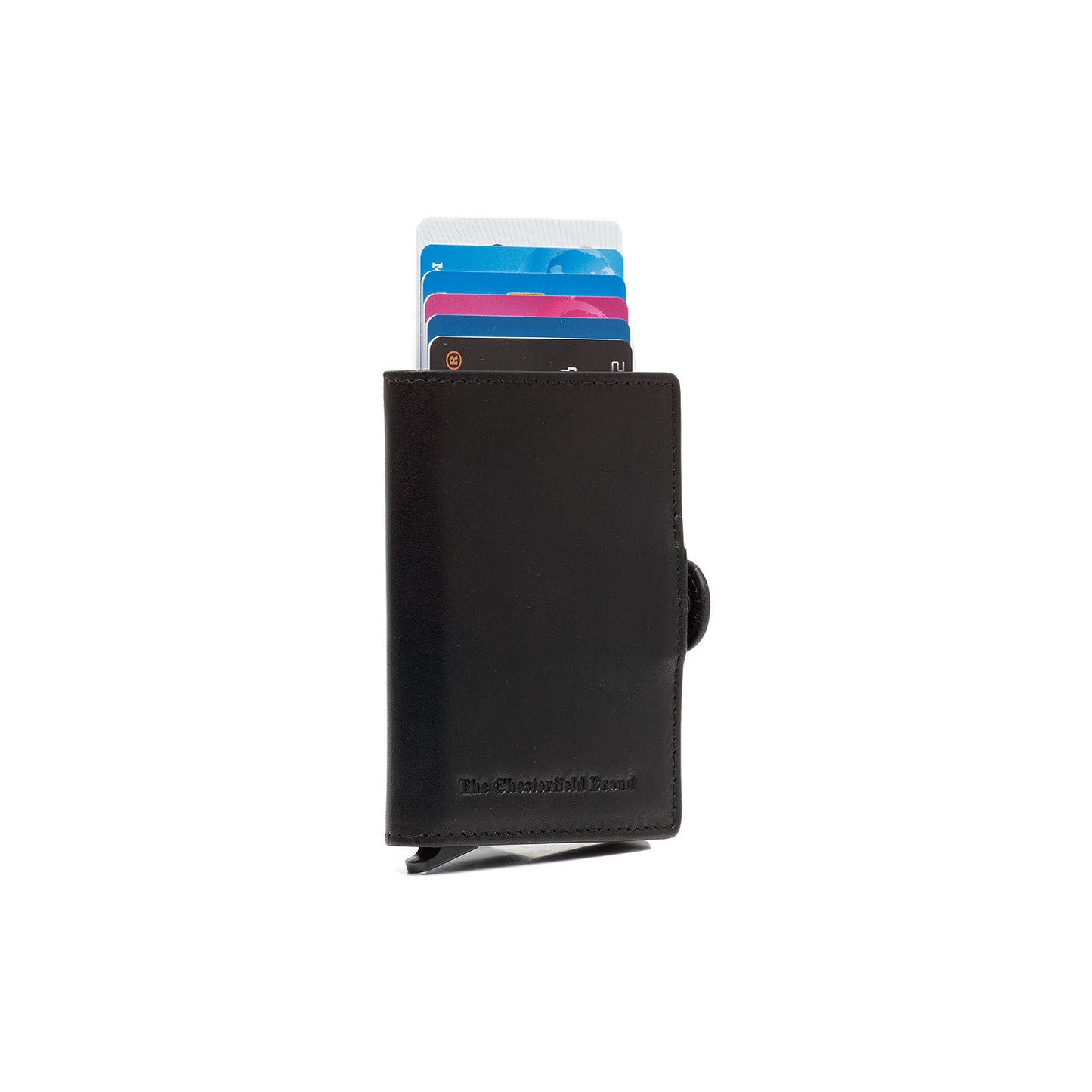 Porte-Cartes Cuir Chesterfield Lagos Noir