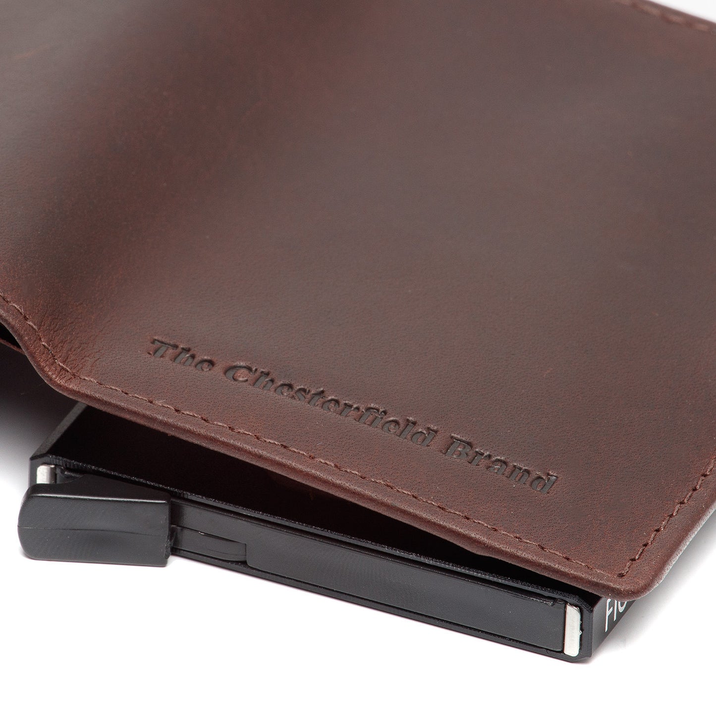 Porte-Cartes Cuir Chesterfield Lagos Marron