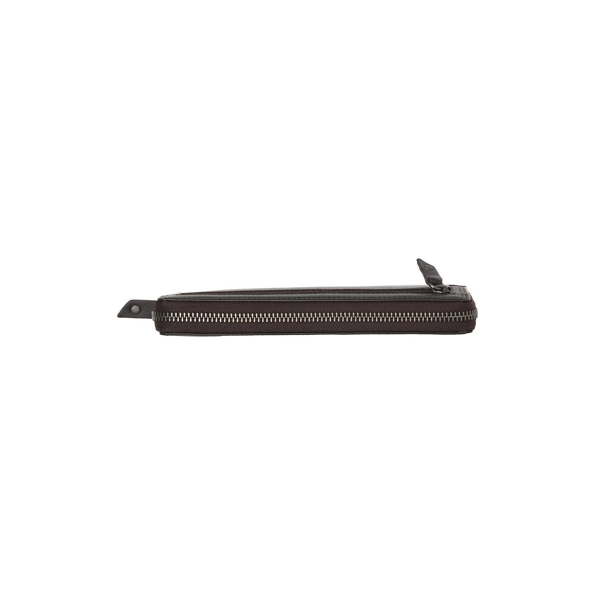 Compagnon Zippé Cuir Chesterfield Cantara Marron