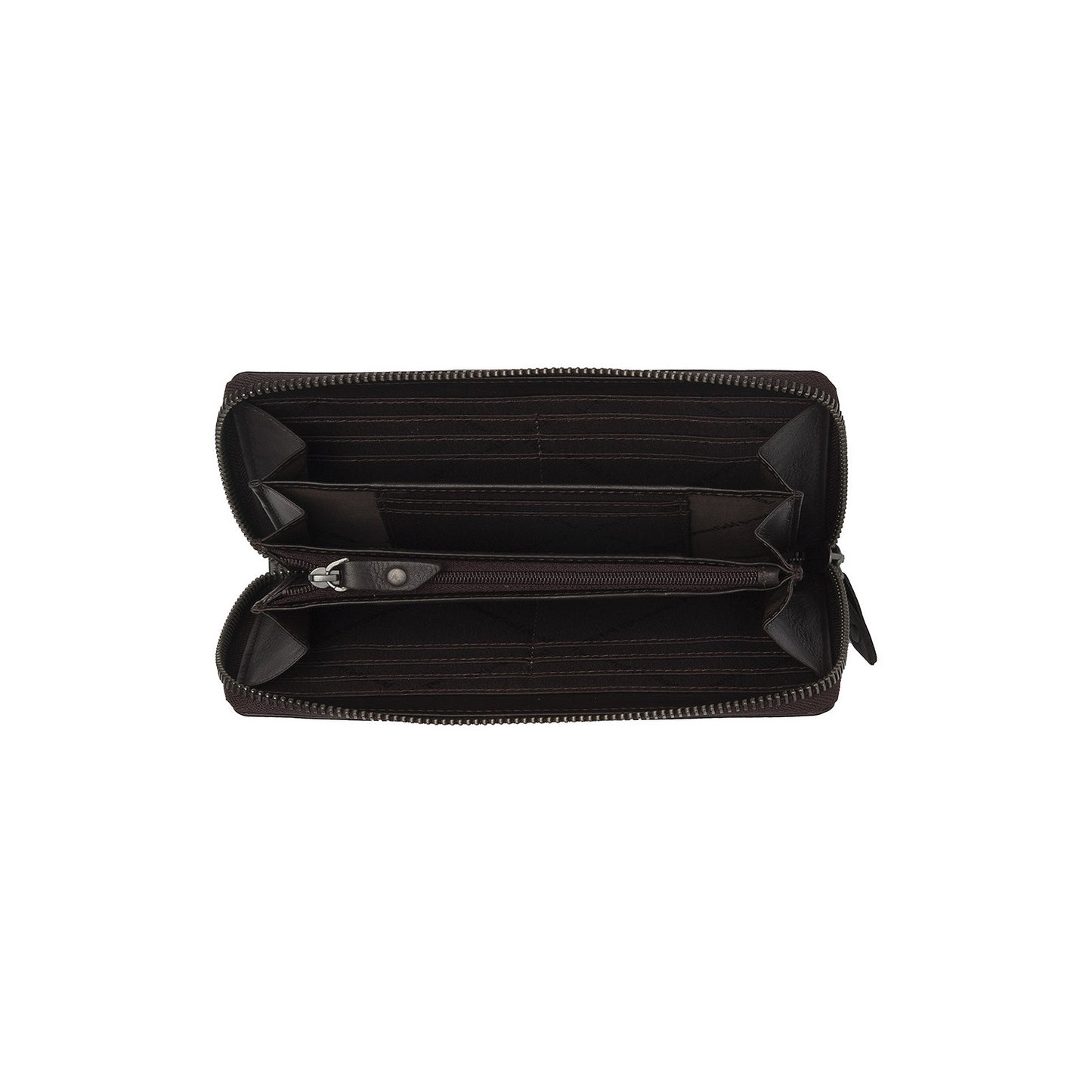 Compagnon Zippé Cuir Chesterfield Cantara Marron
