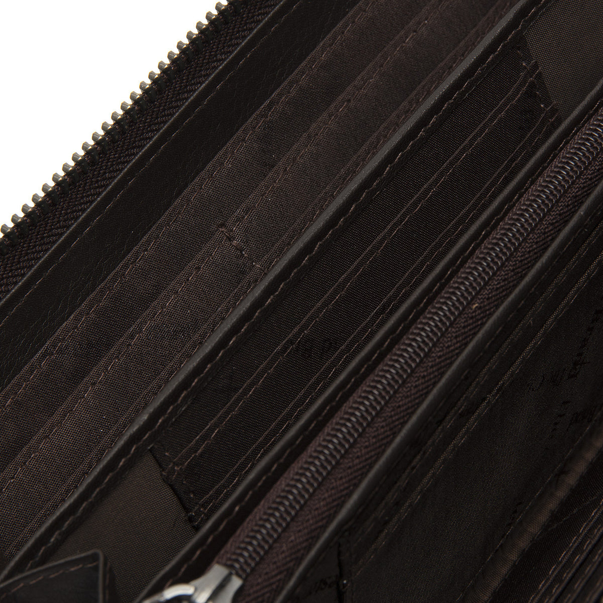 Compagnon Zippé Cuir Chesterfield Cantara Marron