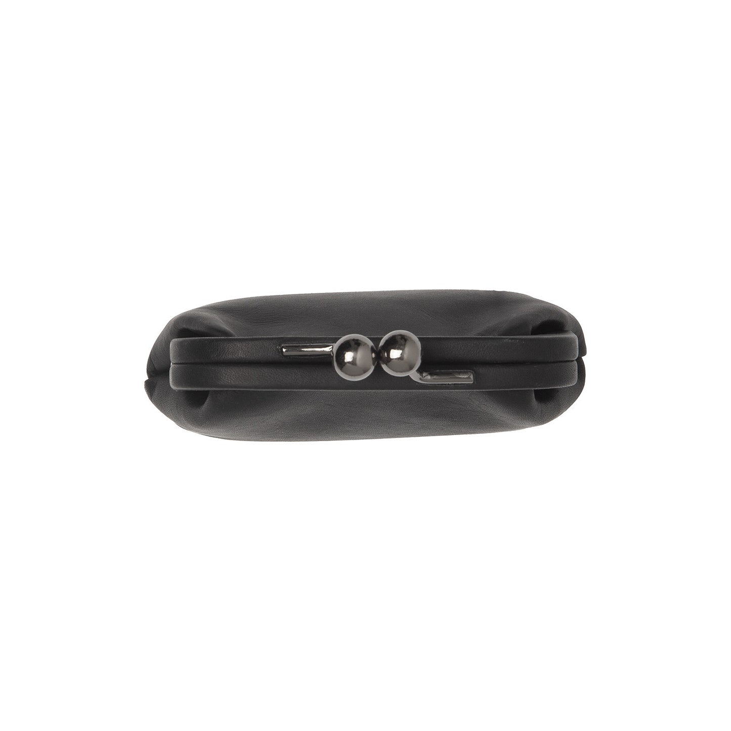 Porte-Monnaie Cuir Chesterfield Noir – Fermoir Clic-Clac