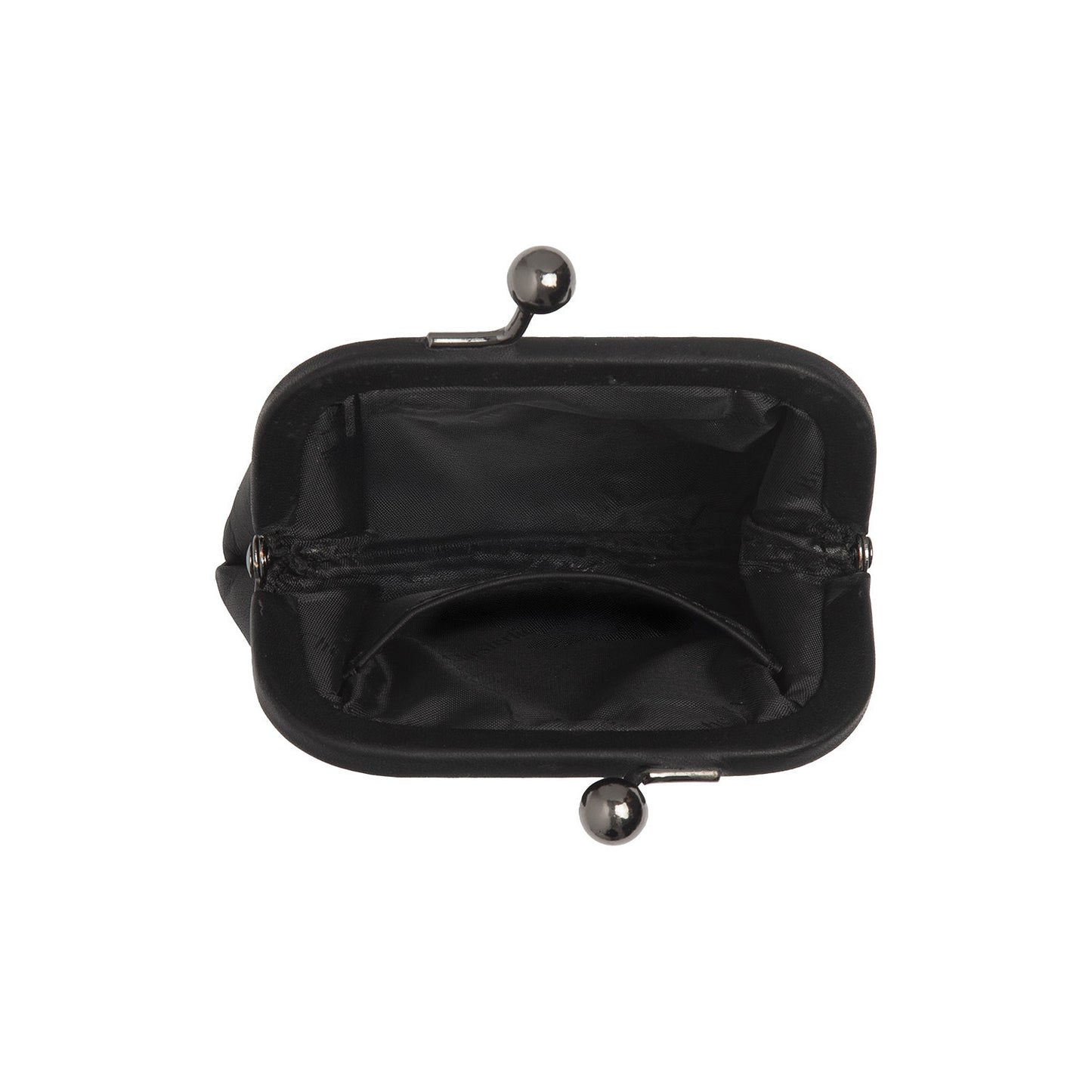 Porte-Monnaie Cuir Chesterfield Noir – Fermoir Clic-Clac