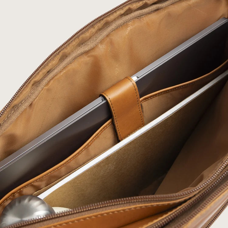 Sac affaires The chesterfield Seth cognac