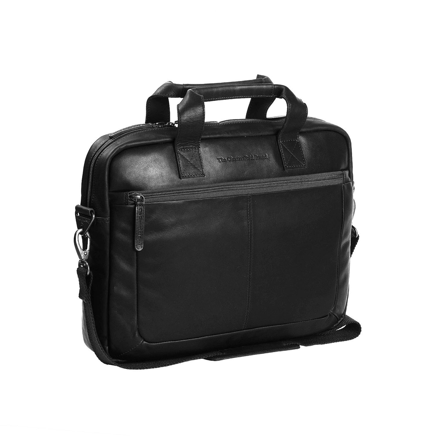 Sac Affaires Porte-Ordinateur Cuir Chesterfield Calvi Noir