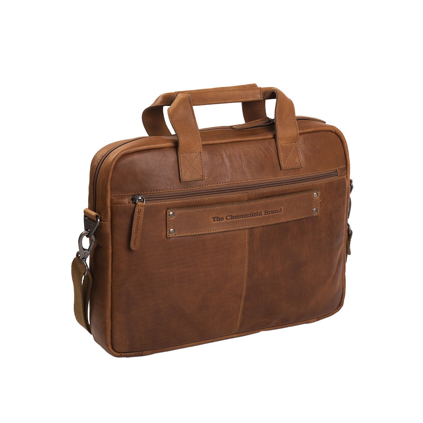 Sac Affaires Porte-Ordinateur Cuir Chesterfield Calvi Cognac