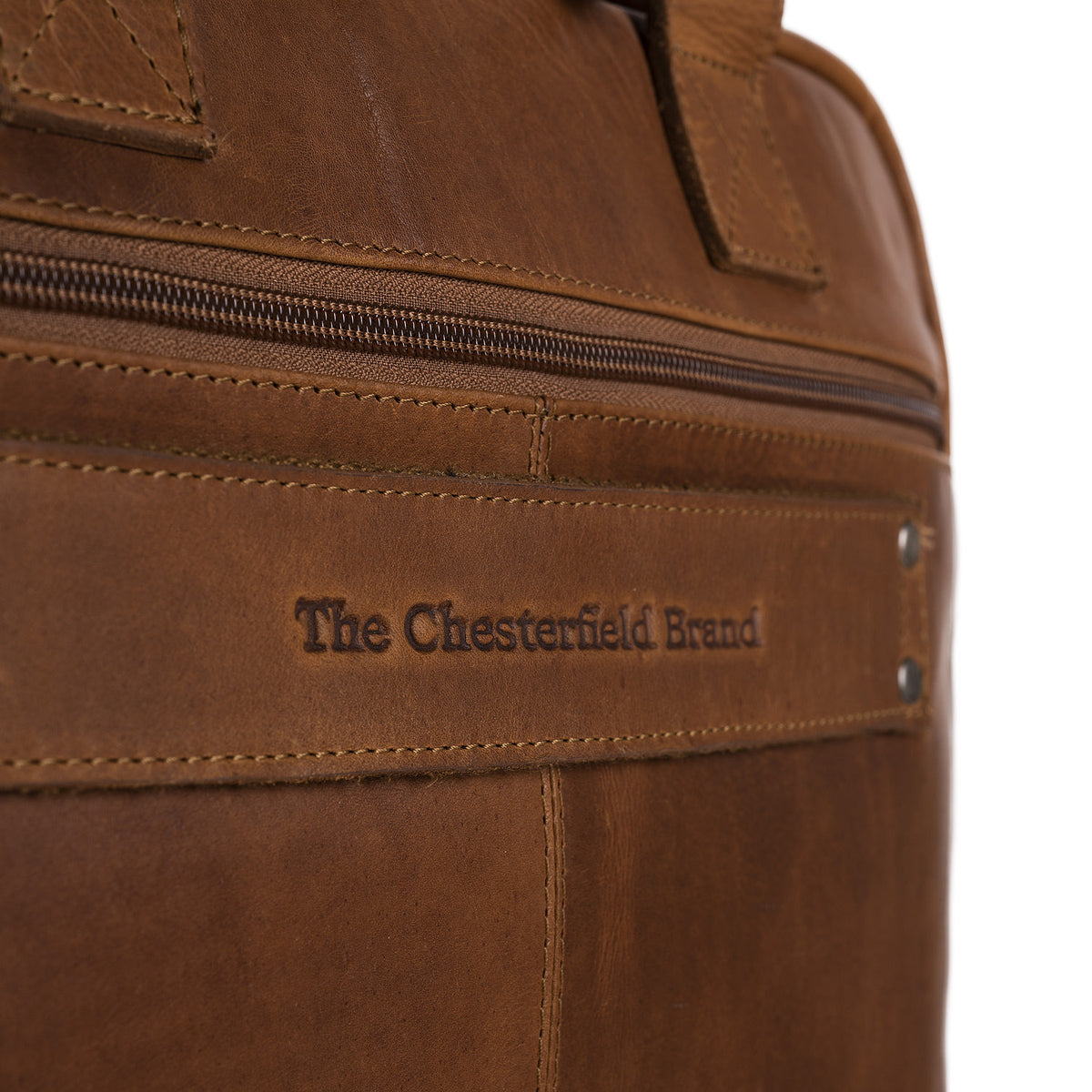 Sac Affaires Porte-Ordinateur Cuir Chesterfield Calvi Cognac