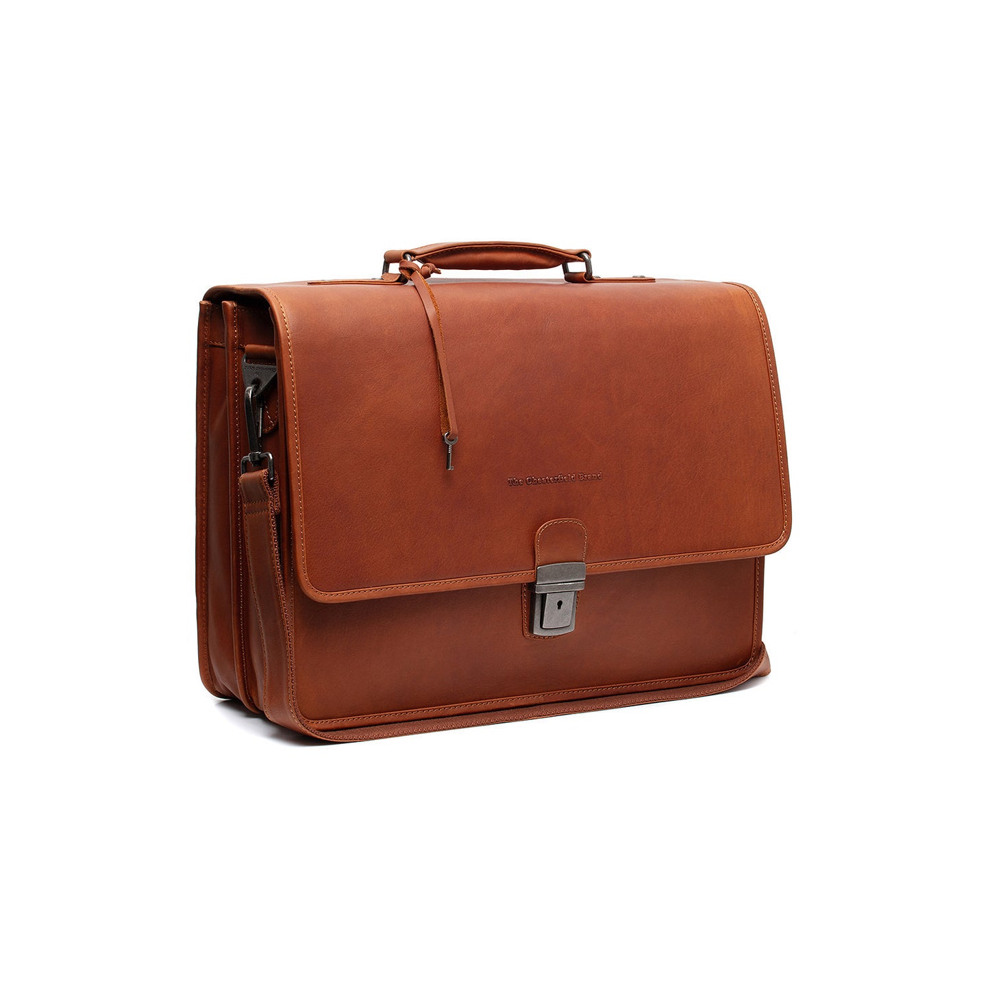 Cartable Affaires Cuir Waxed Pull Up Chesterfield Glenwood