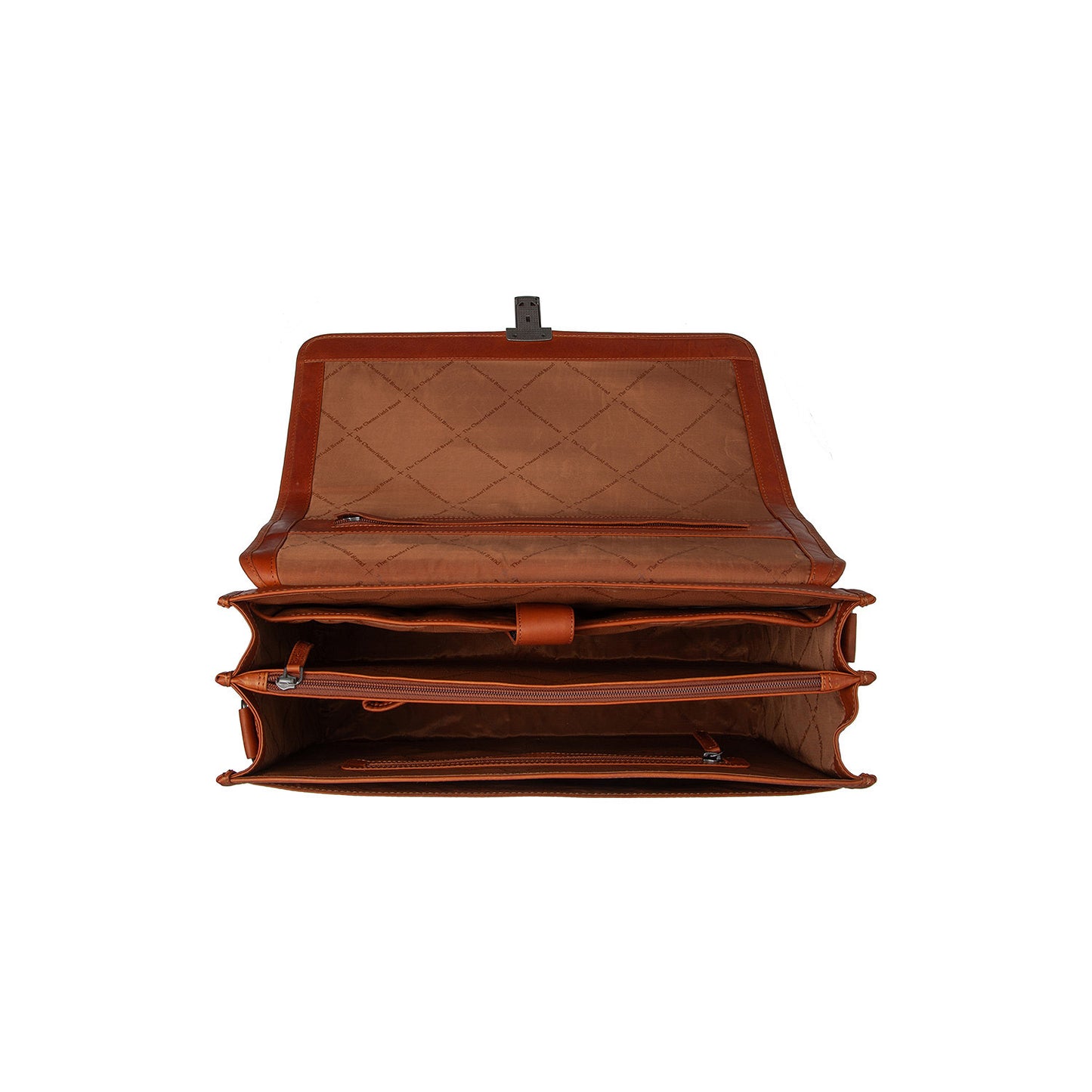 Cartable Affaires Cuir Waxed Pull Up Chesterfield Glenwood