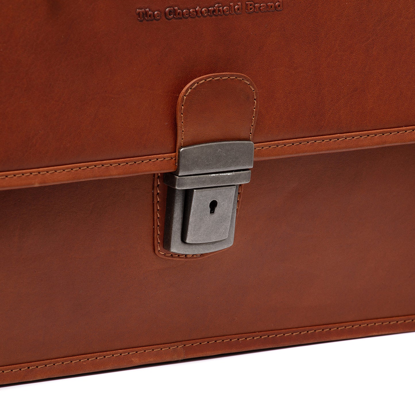 Cartable Affaires Cuir Waxed Pull Up Chesterfield Glenwood